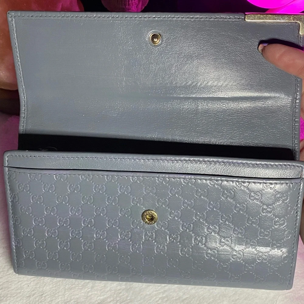 EUC Gucci Guccissima Long Wallet w/COA (Painted) - Picture 2 of 11
